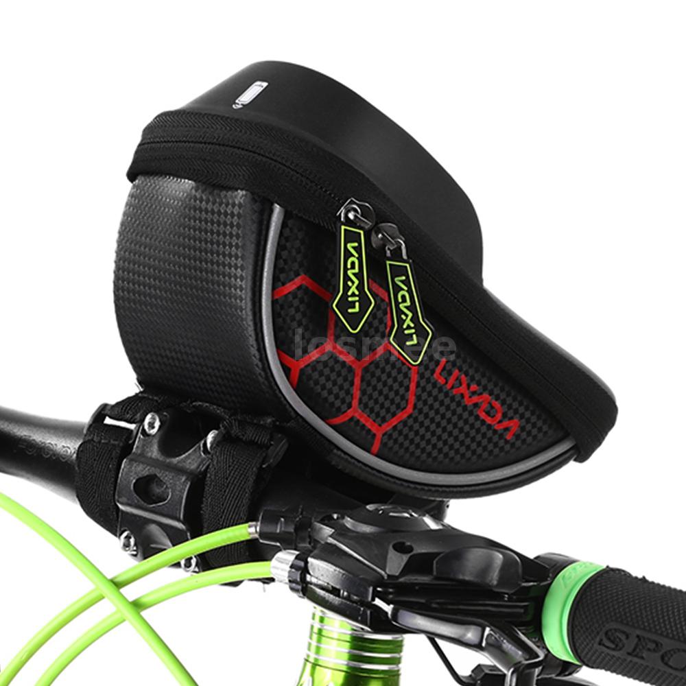 Lixada Cycling Bike Bicycle Bag Top Tube Handlebar Bag Touchscreen Cell ...