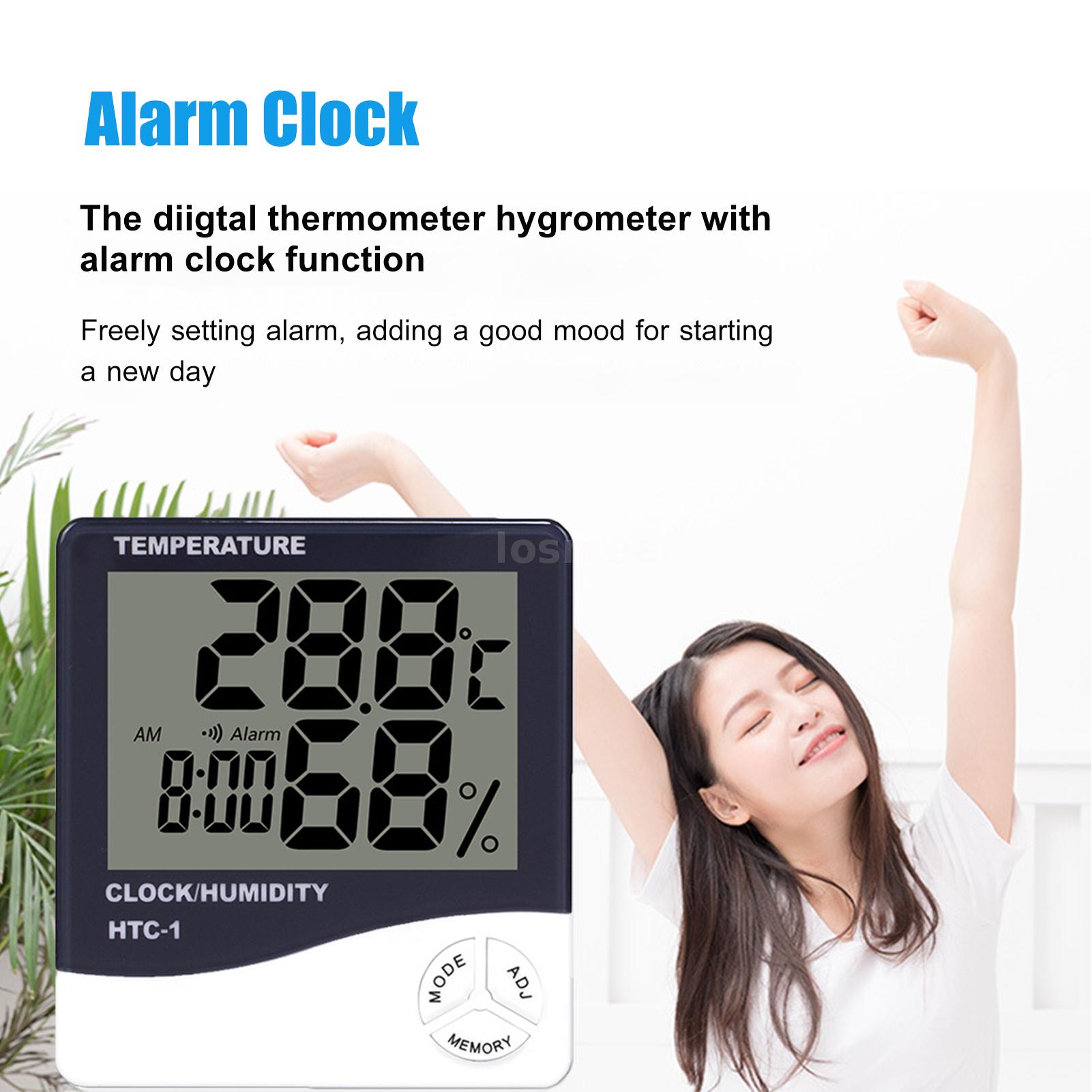 Details about  / LCD Digital Thermometer Hygrometer Room Indoor Temperature Humidity Meter Gauge