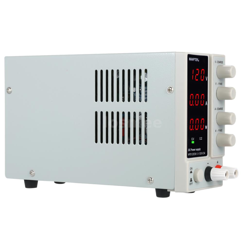 WANPTEK NPS1203W 0-120V 0-3A Switching DC Power Supply 3 Digits Display LED U4J6