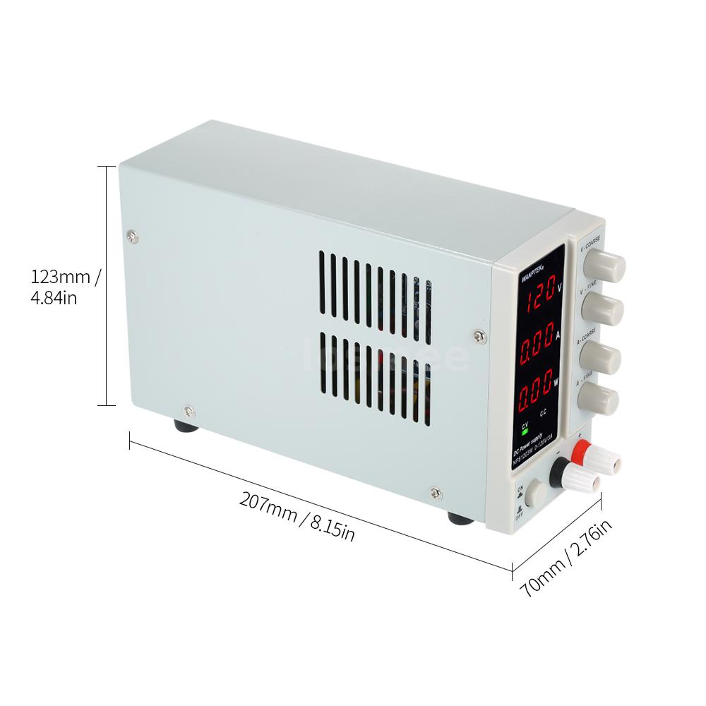 WANPTEK NPS1203W 0-120V 0-3A Switching DC Power Supply 3 Digits Display S7I6